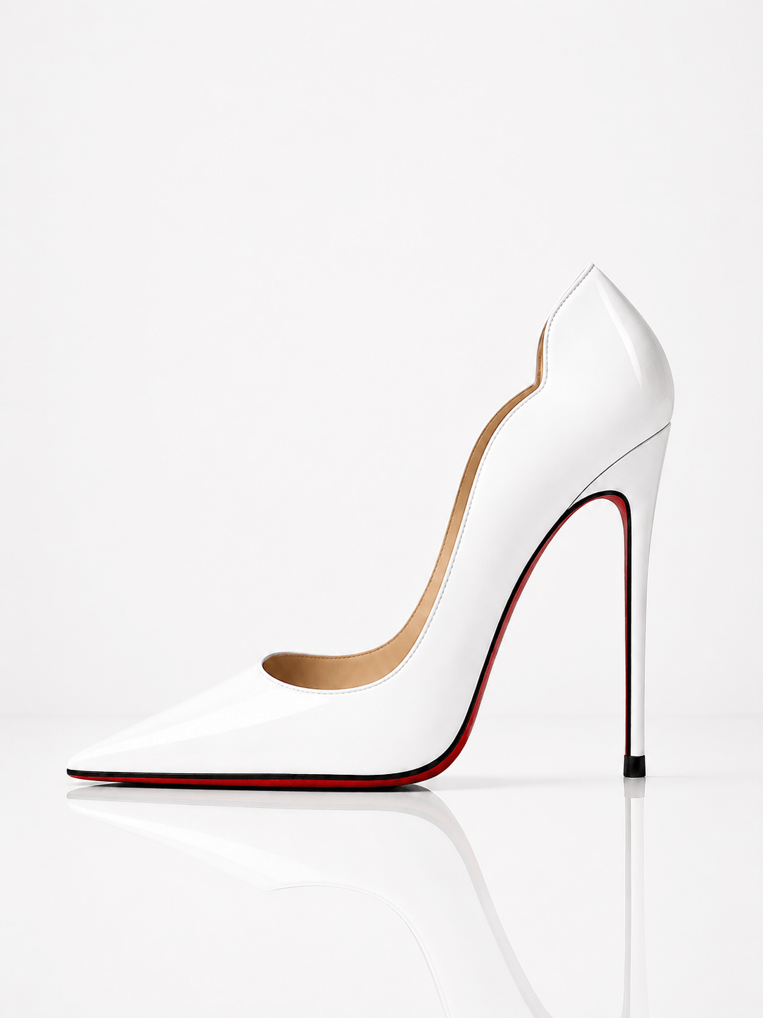 Scarpin Paris White