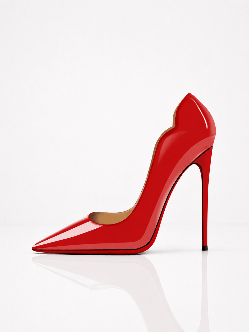 Scarpin Paris Red